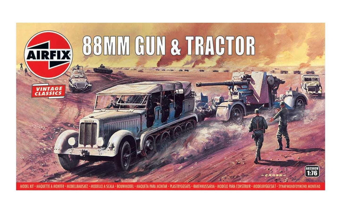 88mm Gun & Tractor 1:76 Scale