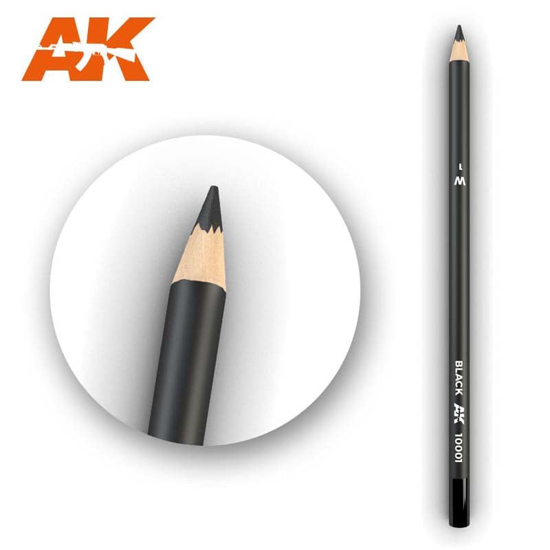 AK Weathering Pencils for Models: Black