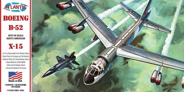 B-52 and X-15 w/Stand 1:135