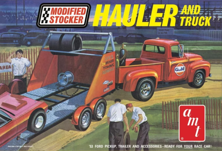 AMT 1/24 Ford Truck and Modified Stocker Hauler AMT1310
