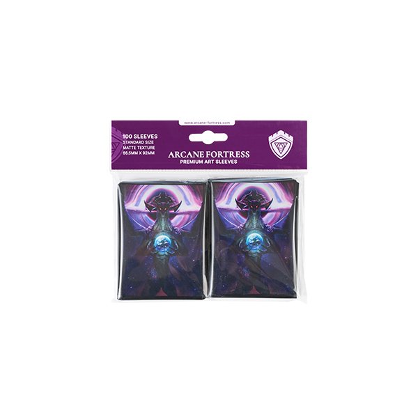 Card Sleeves: Standard- Matte Art- Year of the Dragon- Cosmic Genesis (100 ct)