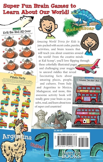 Amazing World Trivia For Kids -Puzzles and Surprising Facts!