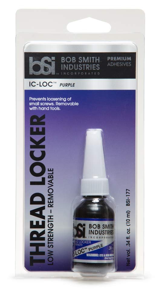 Bob Smith Industries BSI-177 Purple IC-LOC Lower Strength Thread Locker, 0.34 fl. oz.