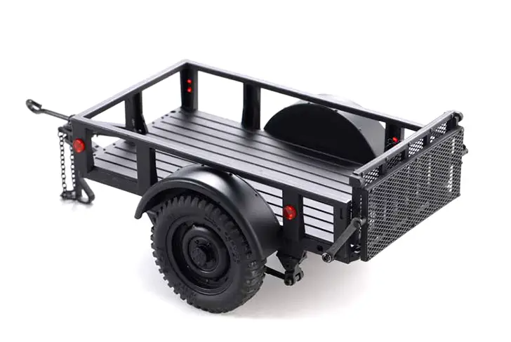 1:18 / 1:12 Utility Trailer B Black C3310