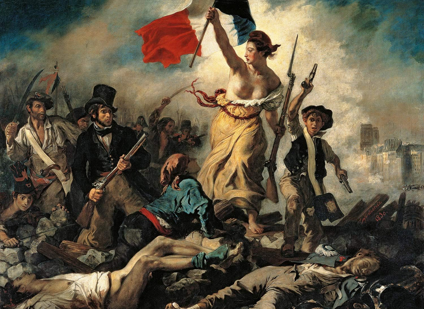 Delacroix, "Liberty Leading the People", 1000 pc puzzle