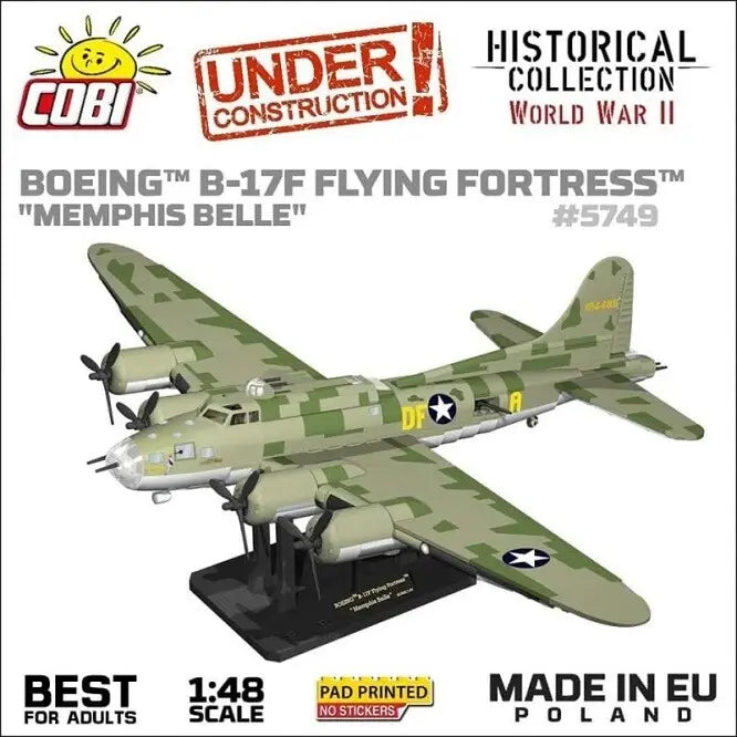 Cobi WWII B-17 Memphis Belle Block Model (1,371pcs)