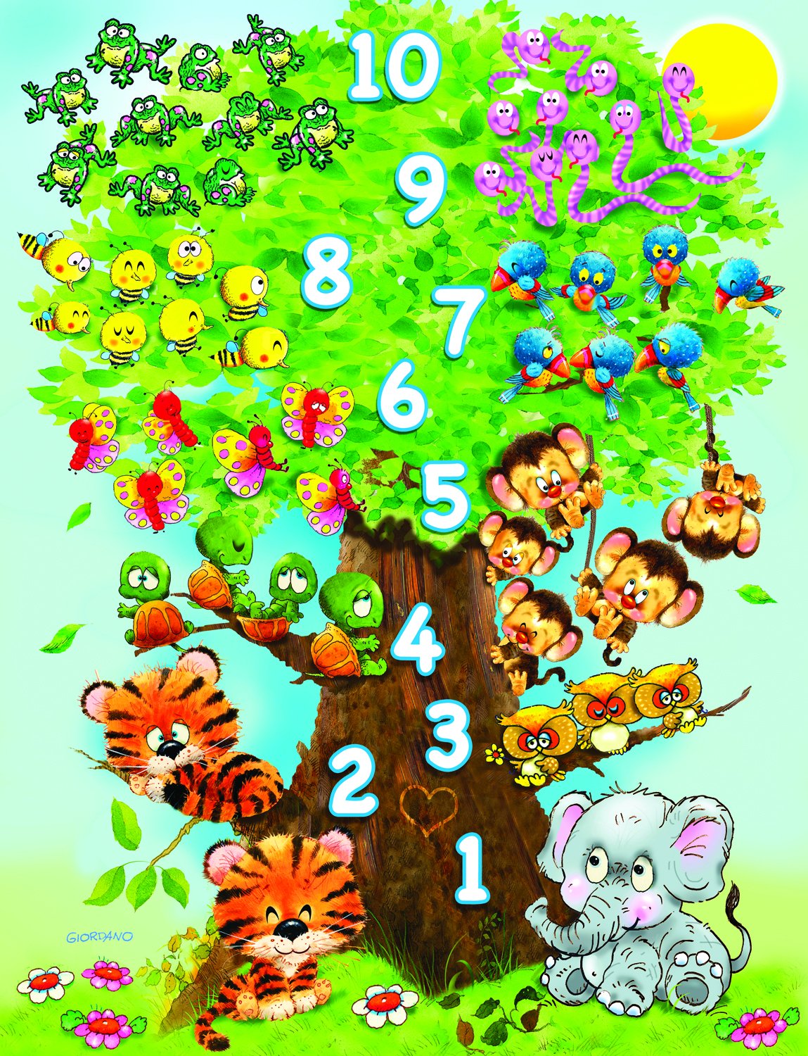 Counting Tree Springbok (Kids)