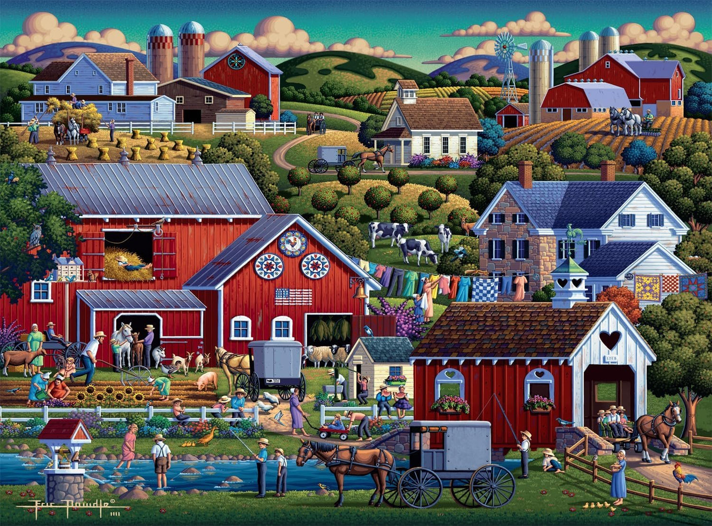 Amish Country - 210 Piece Personal Puzzle
