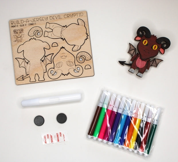 DIY Jersey Devil Cryptid Magnet Kit MYTHICAL CREATURES-SIFI