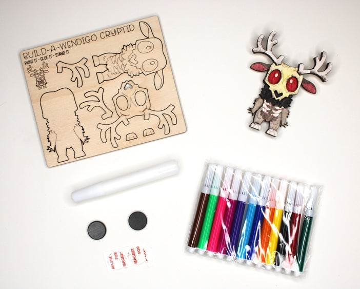 DIY Wendigo Magnet Kit MYTHICAL CREATURES-SIFI-PARANORMAL