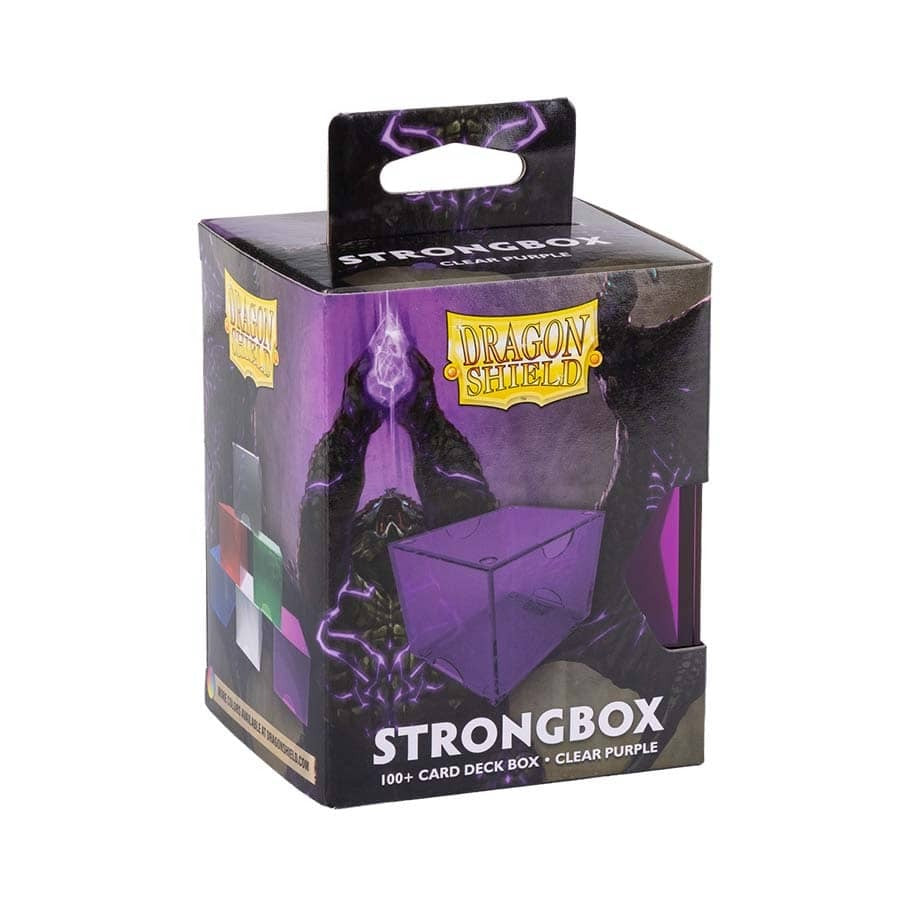 DRAGON SHIELD: STRONGBOX: CLEAR PURPLE