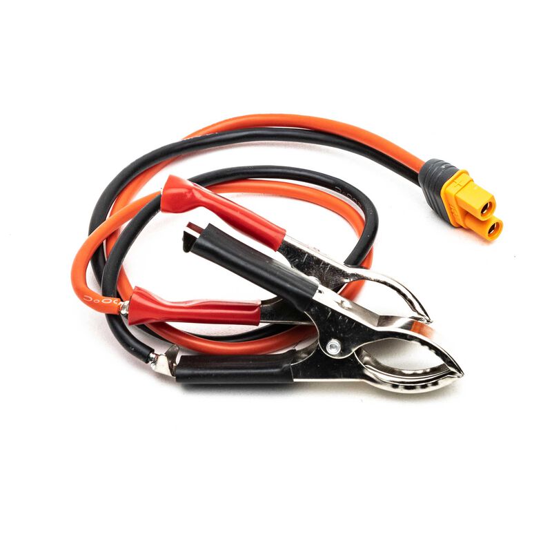 DC Power Cord Alligator to IC3 Battery