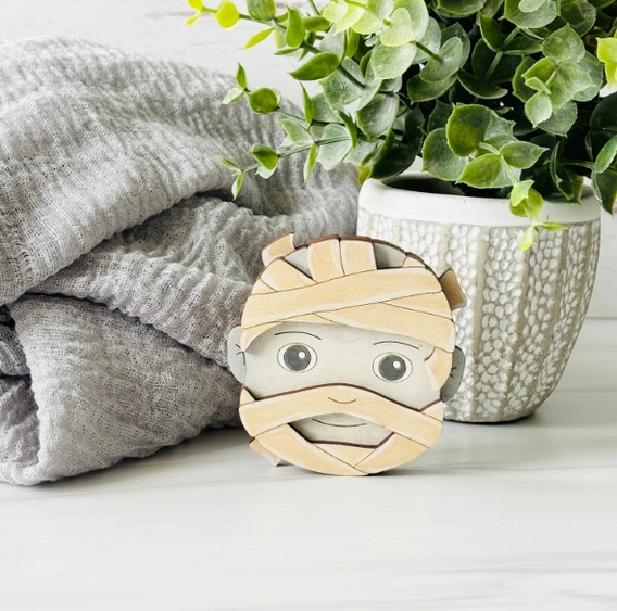 Diy Mummy Magnet Kit Halloween