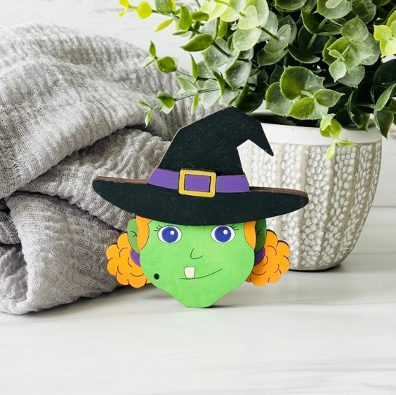 Diy Witch Magnet Kit Halloween