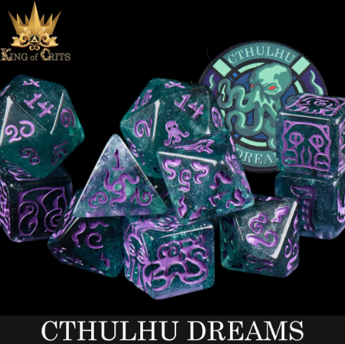 Cthulhu Dreams - 11 Dice Set - #ER11CTHULHU