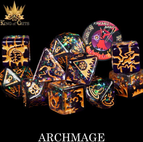 Archmage - 11 Dice Set