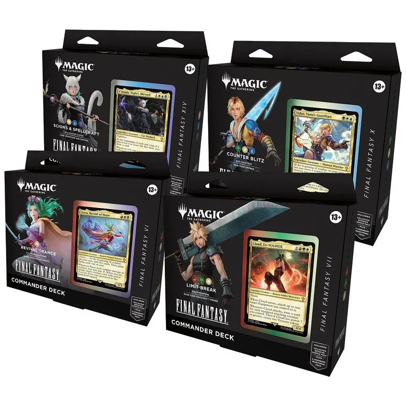 Magic: The Gathering - Final Fantasy Commander Deck (4 decks to chose from)