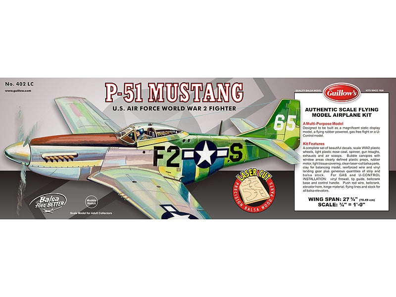 P51 Mustang Laser Cut
