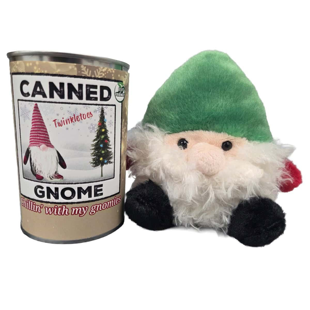 Canned Gnome | Garden Plant Plush w/Jokes | Christmas Magic | Pop Top Lid - #CG00206-Pop