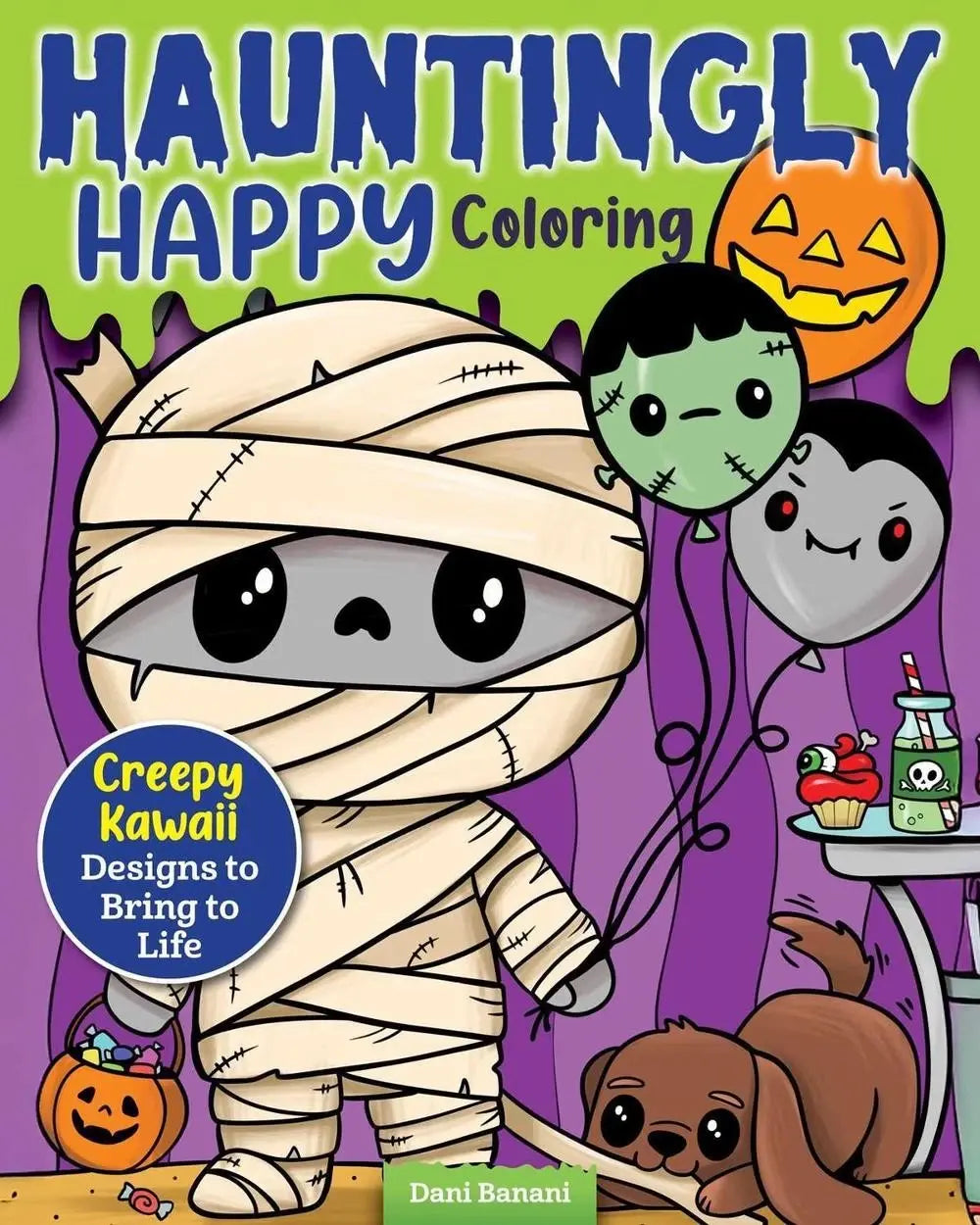 Hauntingly Happy Coloring Book