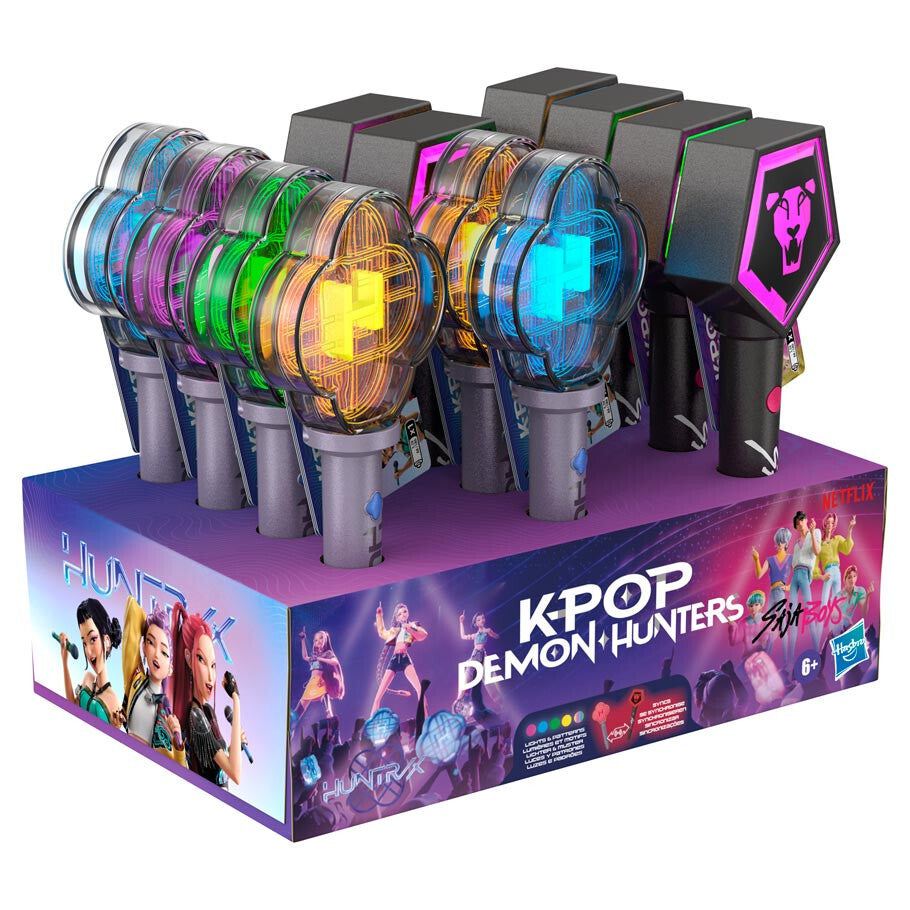 KPop Demon Hunters: Electronic Light Stick Assortment (12)