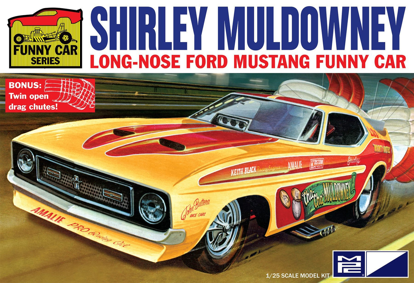 1/25 Shirley Muldowney Long nose Mustang Funny Car