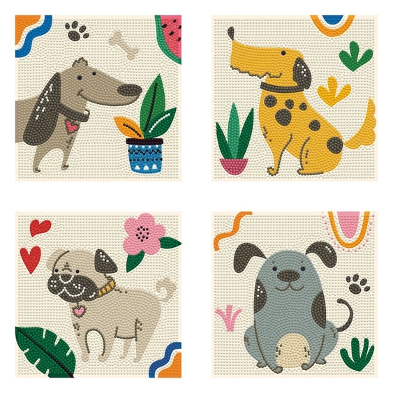 Mini Dotz Diggety Dogs - Diamond Dotz
