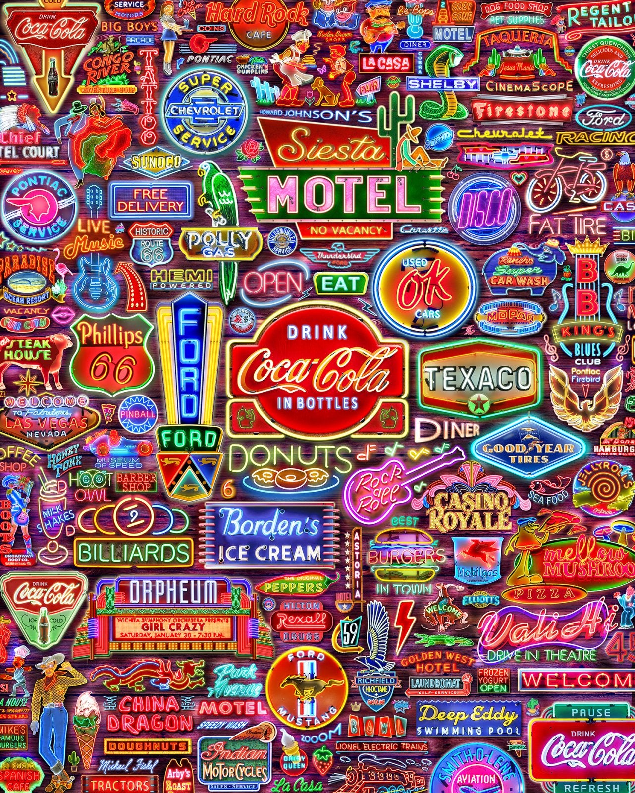 Nifty Neon- NEW 1500 Piece Springbok