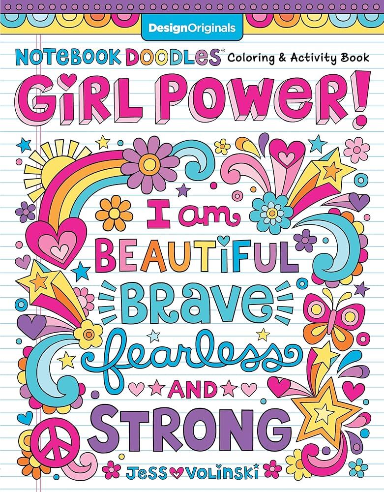 Notebook Doodles - Girl Power