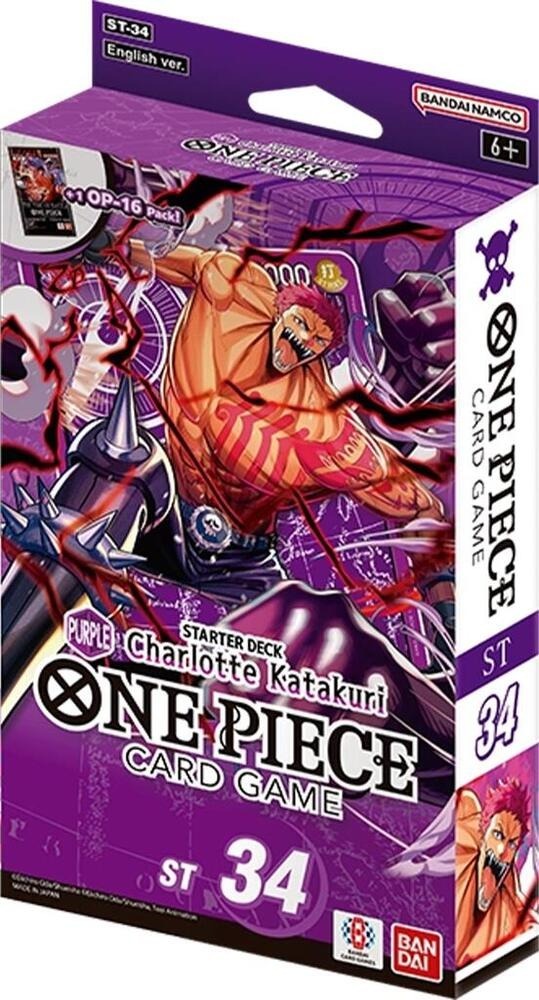 ONE PIECE CARD GAME - Starter Deck 34: PURPLE Charlotte Katakuri (ST-34)