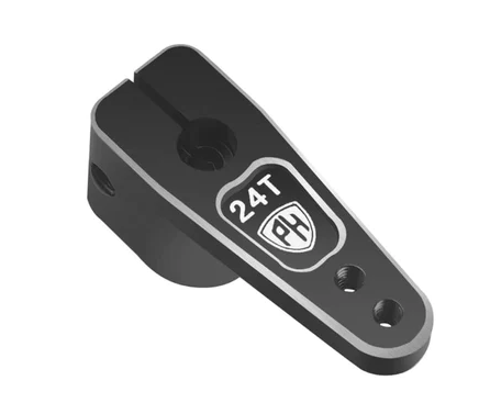 Aluminum 24T Axial SCX24 stock Servo Horn Jeep C10 Black