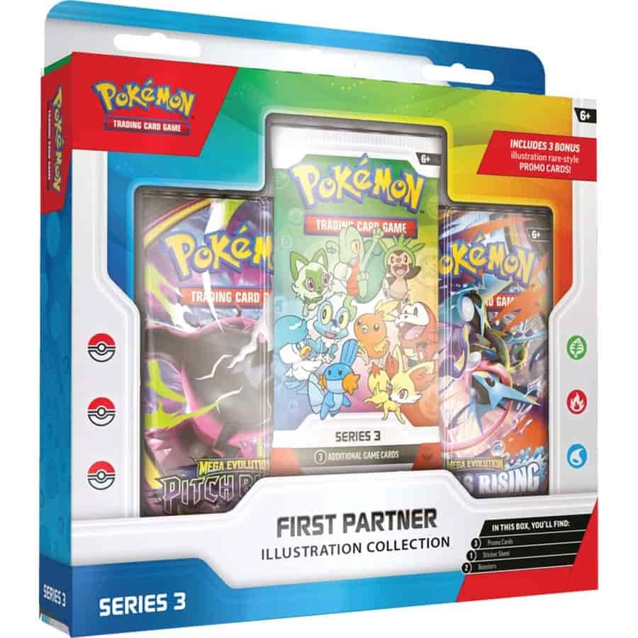 POKEMON TCG: FIRST PARTNER ILLUSTRATION COLLECTION (SERIES 3) (6CT)