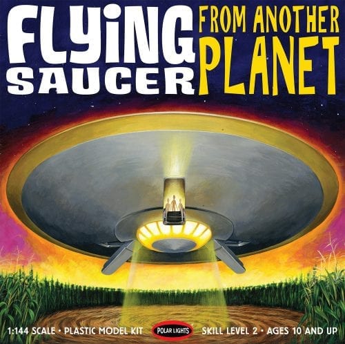 12" FLYING SAUCER 1:144 SCALE MODEL KIT
