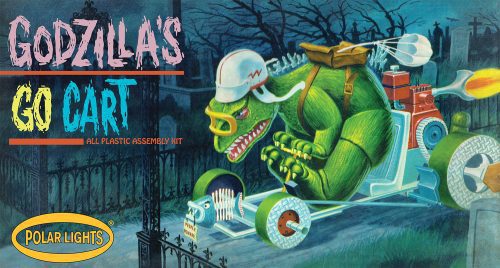 POLAR LIGHTS GODZILLA'S GO CART MODEL KIT