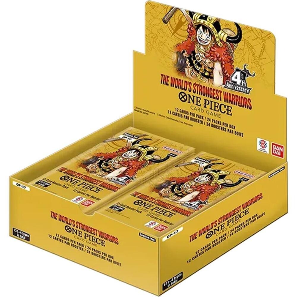 PRE ORDER: ONE PIECE TCG: The World's Strongest Warriors BOOSTER (OP-17) (24CT)