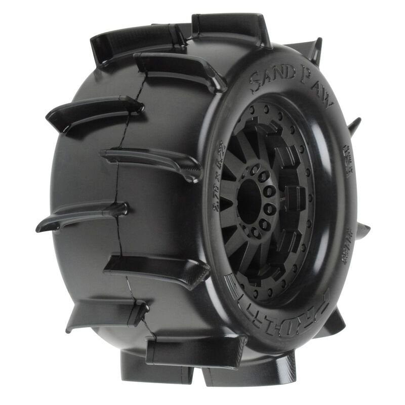Rear Sand Paw 2.8, TRA Bead,Mnt F11 Blk Whl:EST (discontinued)