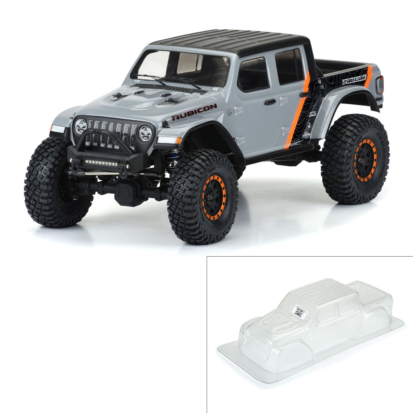2020 Jeep Gladiator Clear Body 12.3 WB Crawlers