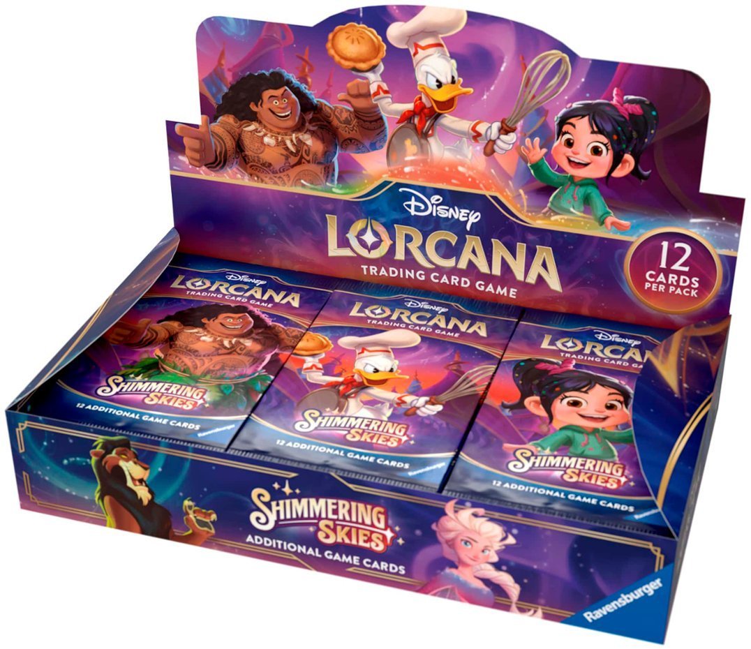 Disney Lorcana: Shimmering Skies - Booster Box - 24 Packs (288 Lorcana Cards)