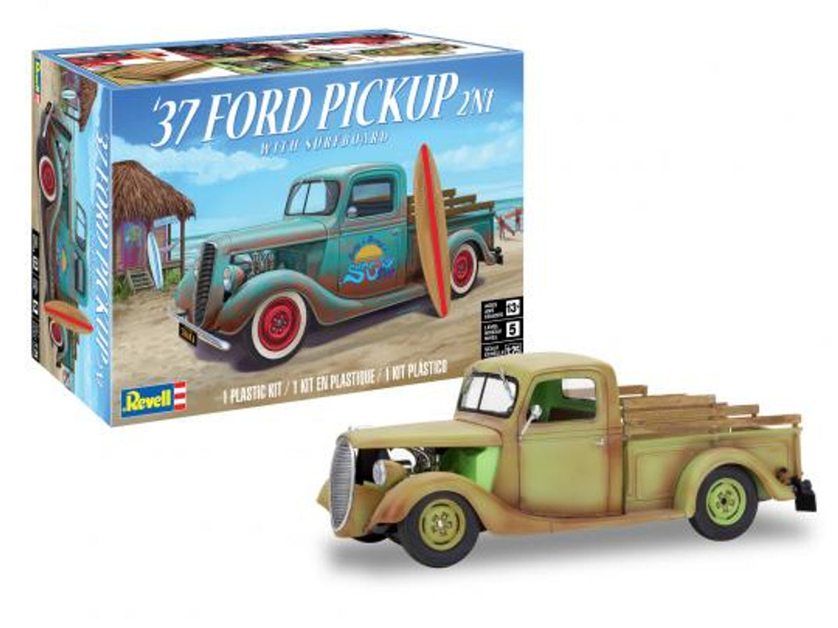 '37 Ford Pickup 2n1 w/surfboard