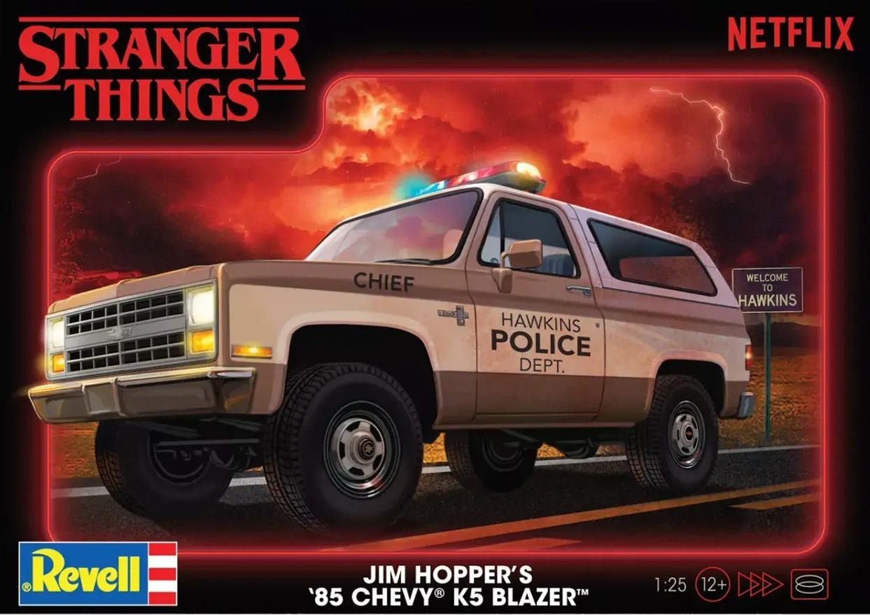 Revell 1/25 Stranger Things Jim Hopper's 1985 Chevrolet? K5 Blazer Plastic Model Kit