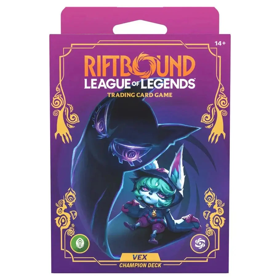 Riftbound: League of Legends Unleashed Champion Deck: Vex single pack