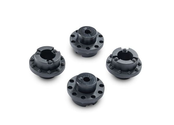Slate-Gray Monster Truck Wheel Hub Covers (4)