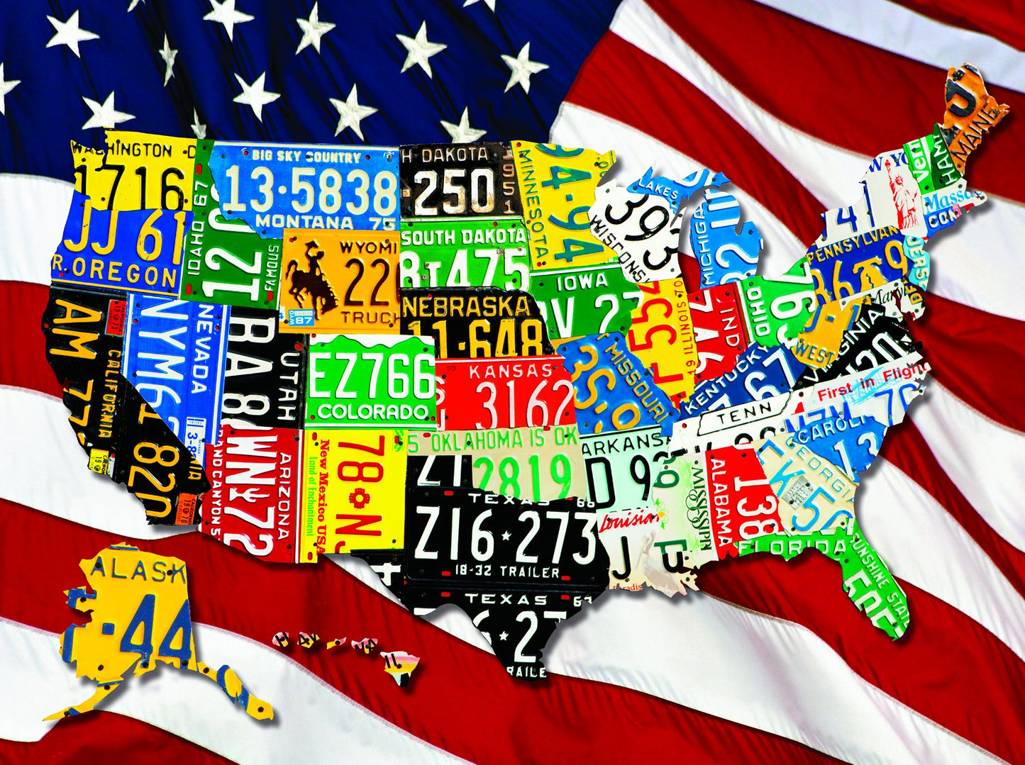 State Plates 400 Piece Springbok - Family