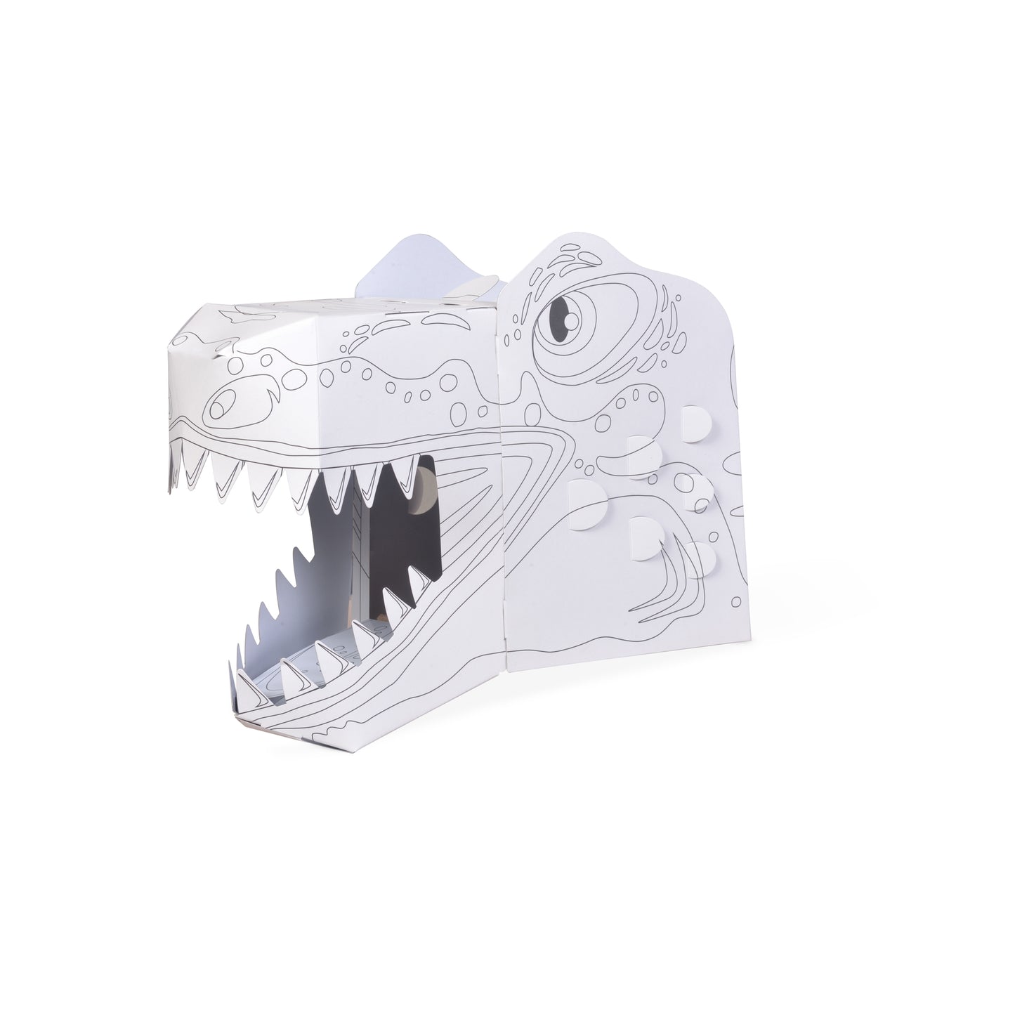 T-Rex Colour-in 3D Mask Card Craft - T-3042