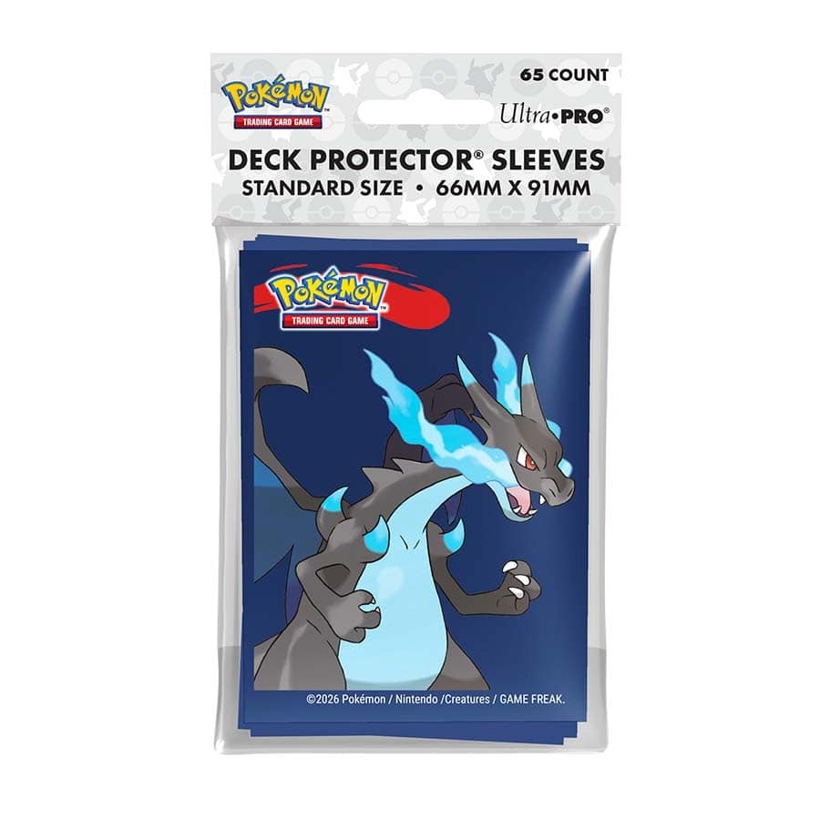ULTRA PRO: POKEMON: MEGA CHARIZARD X DECK PROTECTOR SLEEVES (65CT)