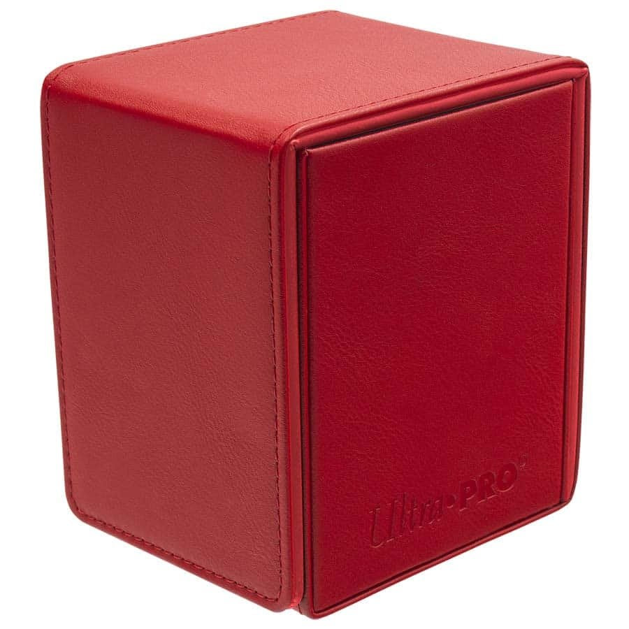 ULTRA PRO: VIVID ALCOVE FLIP DECK BOX: RED