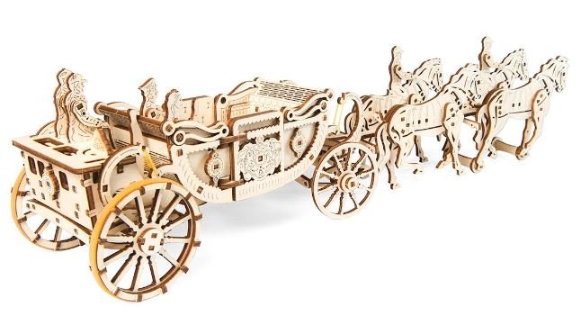 UGears Royal Carriage Limited Edition Wooden 3D Model