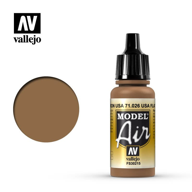 71.026 USA Flat Brown Color 17 ml.