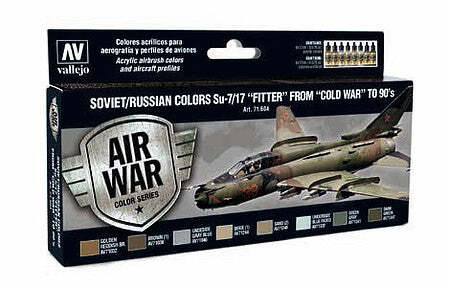 71.604 Soviet/Russian colors Su-7/17 ?Fitter? from ?Cold War? to 90?s - Model Color Air War 17ml 8pc
