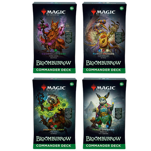 Magic: The Gathering  - Bloomburrow Commander Deck (4 decks to chose from), Reprint